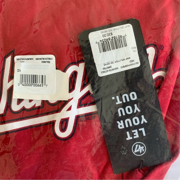 47 BRAND washington nationals tshirt - Picture 2 of 5